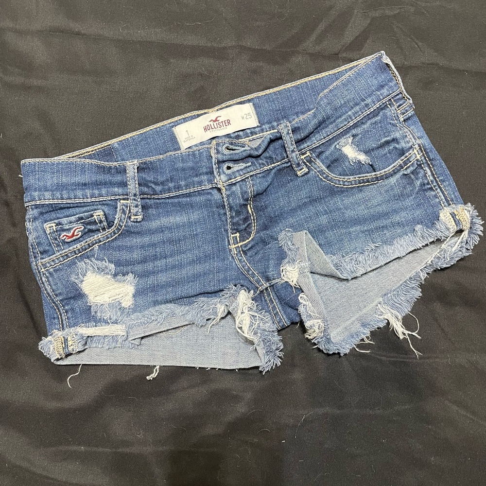Hollister jean shorts.